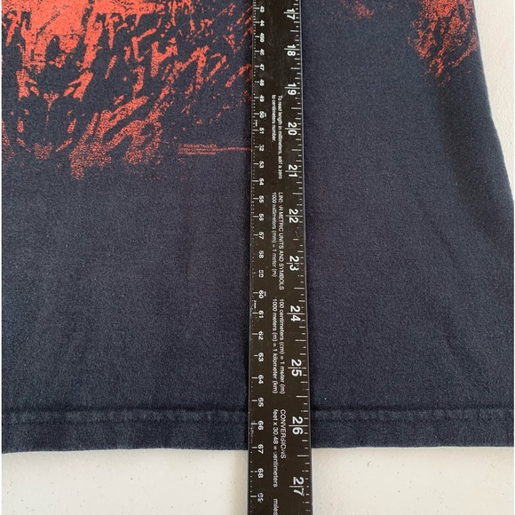 Y2K Vtg Metallica master of puppets 2006 t shirt  Size M ALL OVER 2-SIDES - Picture 8 of 8